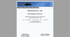 Desktop Screenshot of frontierbolt.net